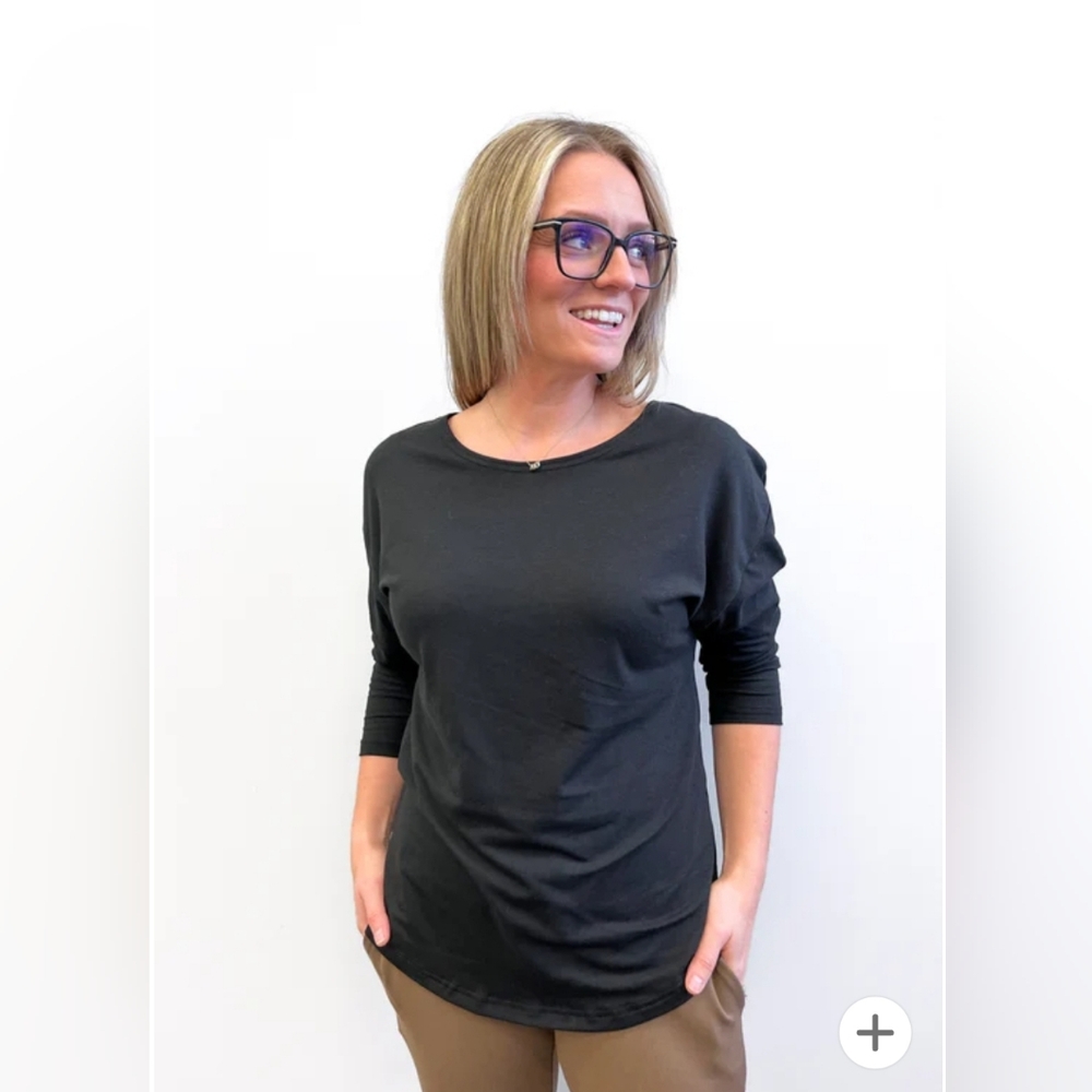(S) Buttercream Clothing Tiramisu Tunic Grey